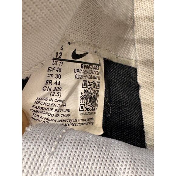 NIKE x SACAI Blazer Mid Black Grey Sneakers Sz 12 BV0072-002 main image 8